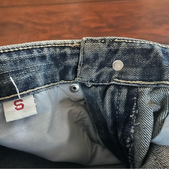 NWT G.S Jeans Gallopstar - Size S, Bell Bottom, distressed look - Picture 5 of 8